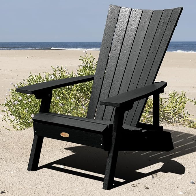 Highwood Manhattan Beach Adirondack Chair, Adult, Black