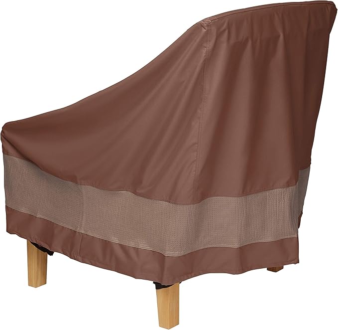 DUCKCOVERS Ultimate Waterproof Patio Lounge Chair Cover,All Weather Protection,Durable Outdoor Lawn Patio Furniture Covers,32W x 37D x 36H inch,Patio-Chair Covers for Outdoor Furniture,(Pack of 6)