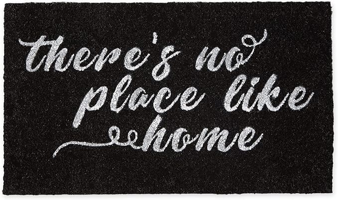 DII Natural Coir Doormat Outdoor Welcome Mat, 17x29, No Place Like Home