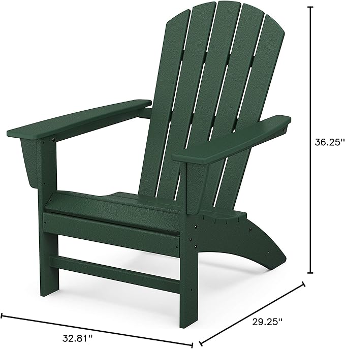 POLYWOOD Nautical Adirondack Chair