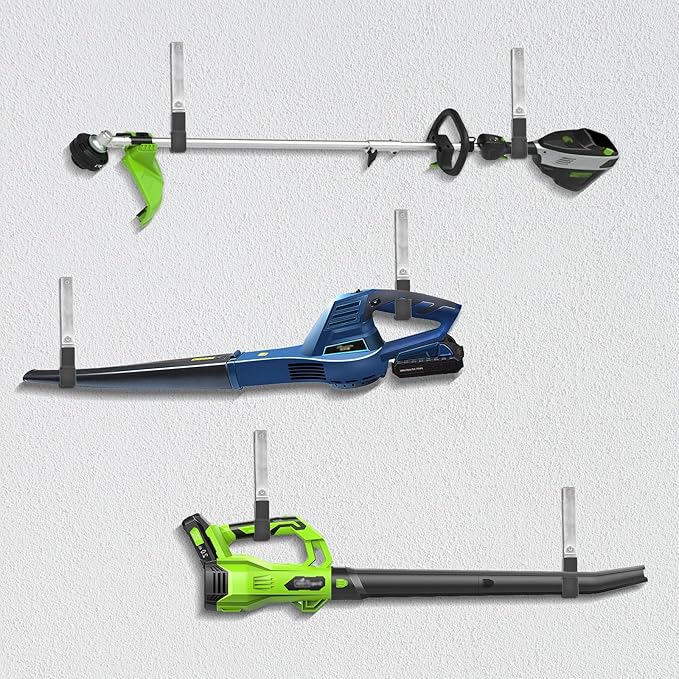 AccEncyc Heavy Duty Garage Hooks, 2Pcs Stainless Steel Wall Mount Hooks, 50lb Weight Capacity, for Garden Hose, Bike, Ladder, Tool Organizer