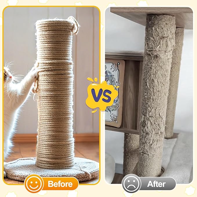 Jute Twine String - 328ft 8mm Eco-Friendly Heavy-Duty Rope for Crafts,Construction & Packaging | Natural Fiber Cord for Garden Tying,Bundling & DIY Decor