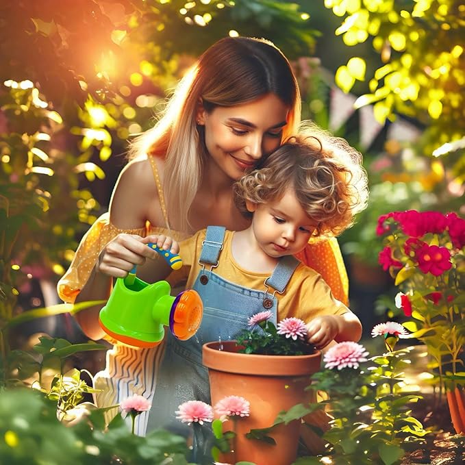 Kids' Fun Watering Can Bath Toy - Interactive & Educational, Lightweight Design for Easy Play, Enhances Hand-Eye Coordination