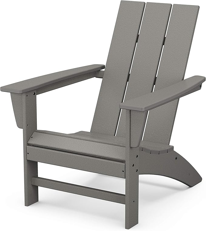 Modern Adirondack Chair (Slate Grey)