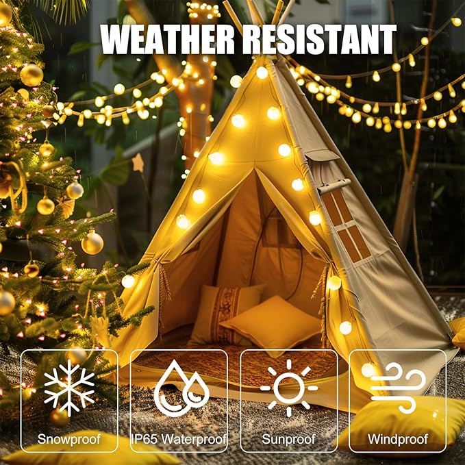 Minetom 2 Pack USB Globe String Lights for Bedroom, 32.8 Feet 100 LED USB Fairy Lights with Remote, Mini Globe Lights for Indoor Classroom Decor Dorm Tent Patio Wall Canopy Party Wedding Tree Xmas