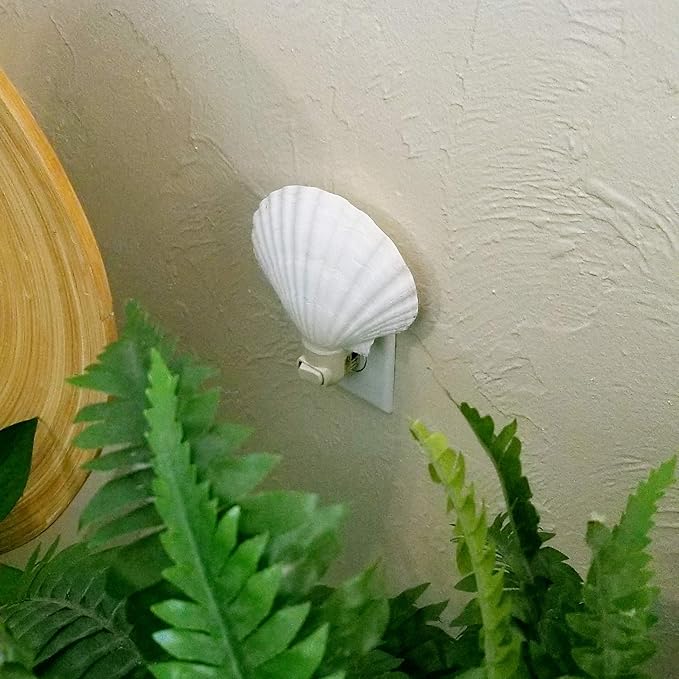 Tumbler Home Real Sea Shell Beach Night Light Real, Natural, Perfect for Beach Home Decor