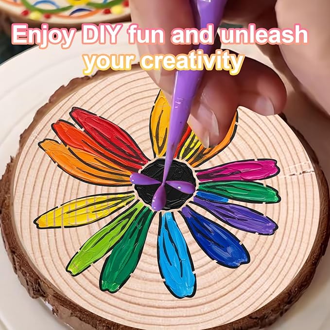 25 PCS Daisy Stencils for Painting, Stencils for Crafts Reusable 6 x 6 Inch Floral Quote Templates for Wood Signs Journals Cards and Cheerful Decor