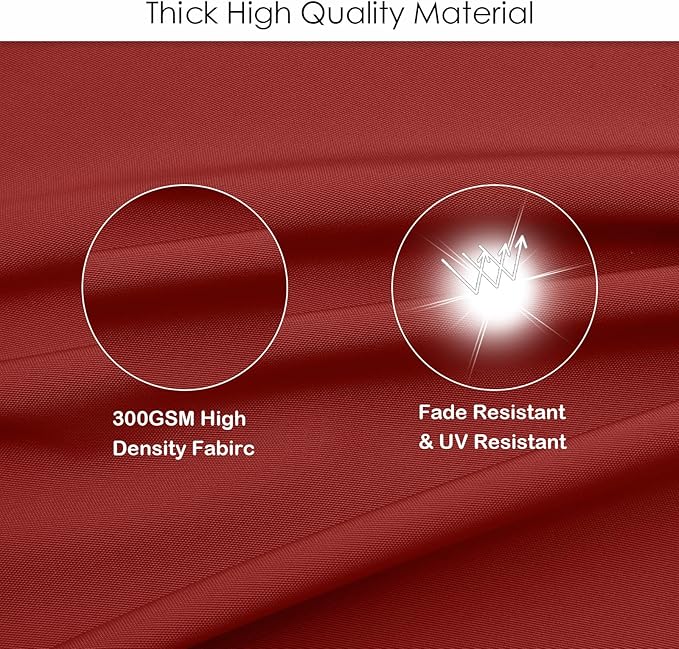 idee-home Outdoor Chair Cushions Set of 4, Thick 19" x 19" x 3" Patio Chair Cushions for Outdoor Furniture Waterproof with Ties, Outdoor Seat Cushion, Chair Pads Dining Chair Spice