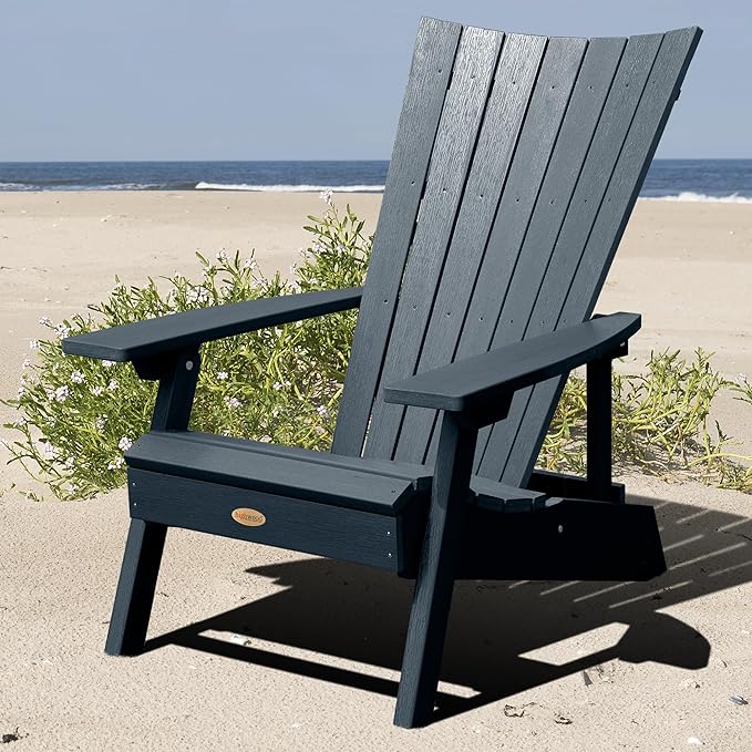 Highwood AD-ADRID29A-FBE Manhattan Beach Adirondack Chair, Adult, Federal Blue