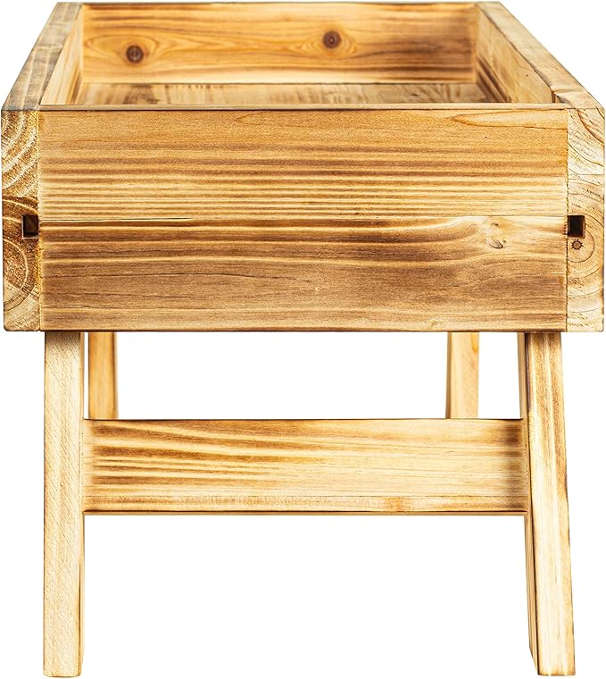 BalterFF Chicken Picnic Table Feeder Wood Feed Chicken Coop Accessories Decor Coop Kits Squirrel Picnic Table Feeder Pool Large