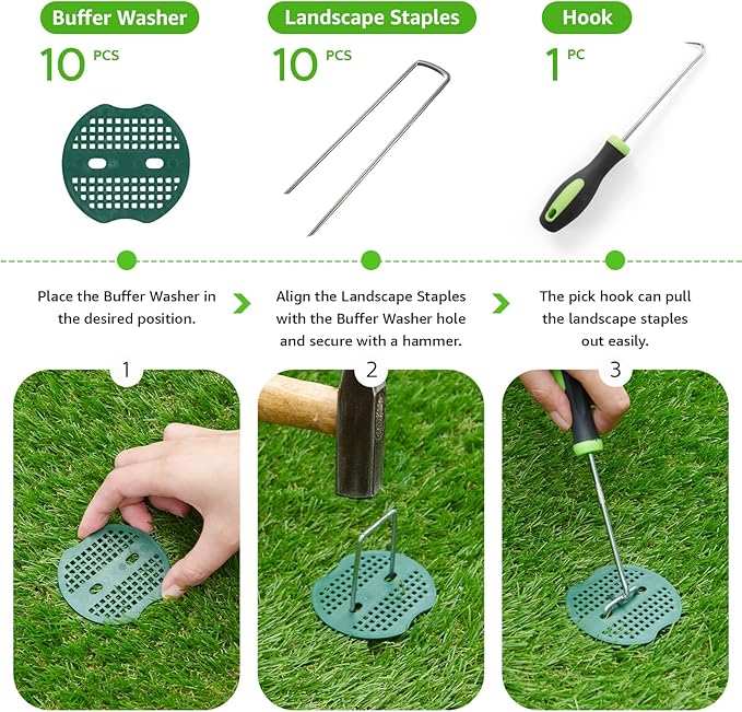 Artificial Turf Grass Outdoor: Grass Pad for Dogs Indoor Potty Training, Replacement Turf Rug for Patio Balcony Apartment Landscape Decoration, Easy to Clean with Drainage Holes(3.21x6.50ft)