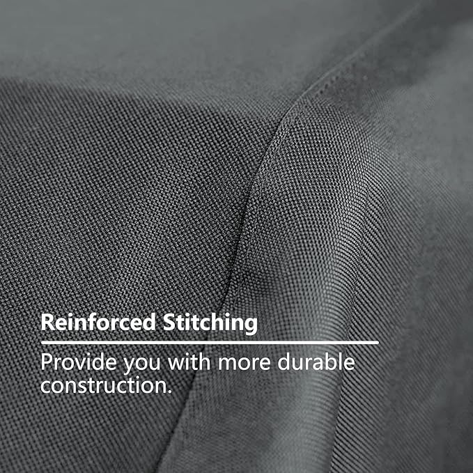 Waterproof Patio Chair Cover 4 Pack (37.5 W x 39.25 D x 38.5 H inches) for Outdoor Swivel Chair/Lounge Deep Seat Cover, Heavy Duty and Waterproof Outdoor Patio Furniture Covers, Grey