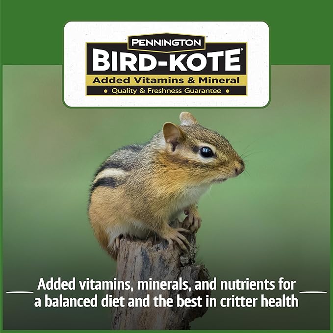 Pennington Pride Squirrel & Critter Blend,with Sunflower Seeds and Peanuts for Squirrels,Helps Keep Critters Away from Bird Feeders,10-lb. Bag,(Pack of 2)