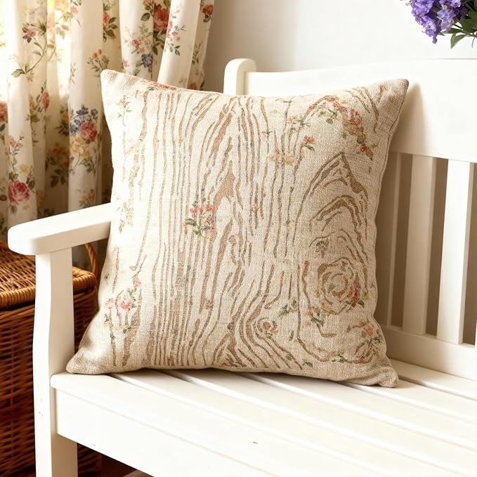 TIAMECH A4 Reusable Wooden Texture Stencil for Painting - Wood Grain Layering Template, DIY Wall Art, Furniture, Scrapbook & Crafts (8.3x11.7inch)