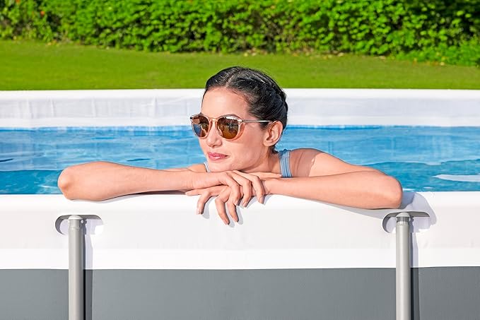 Bestway Steel Pro Max Above Ground Pool Kit - 282cm x 196cm x 84cm - Grey