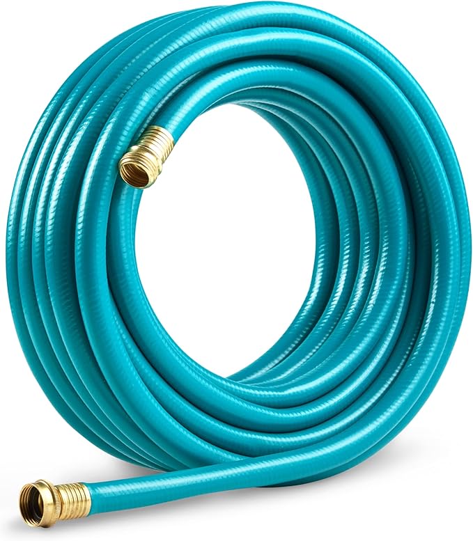 Gilmour Medium Duty 5/8" x 25' Garden Hose, Flexible and Kink Resistant Outdoor Hose, Blue