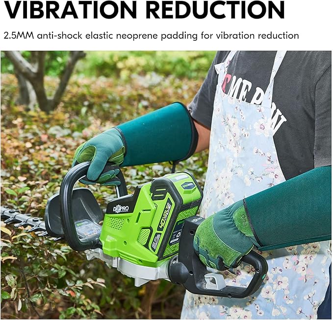 Vgo... 1 Pair Gardening Gloves Unses,Safety Work Gloves,Long Sleeves Gauntlet,Puncture-proof,Thorn Proof,Touchscreen(Size S,Green,SL7477)