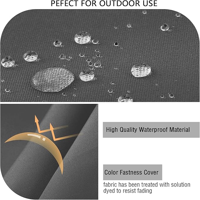 idee-home Outdoor Cushions for Patio Furniture, Outdoor Seat Cushions 28.5 x 28.5 Waterproof & Fade Resistant Couch Sofa Replacement Deep Couch Chair Cushion for Yard Garden Deck