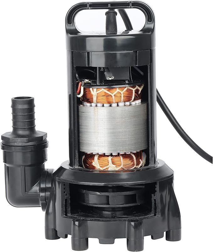 OYO WATER Large 5000GPH Submersible Outdoor Inline Pond Pump High Head Water Pump for Garden Waterfall Fountain Water Circulation for Koi Fish Pond