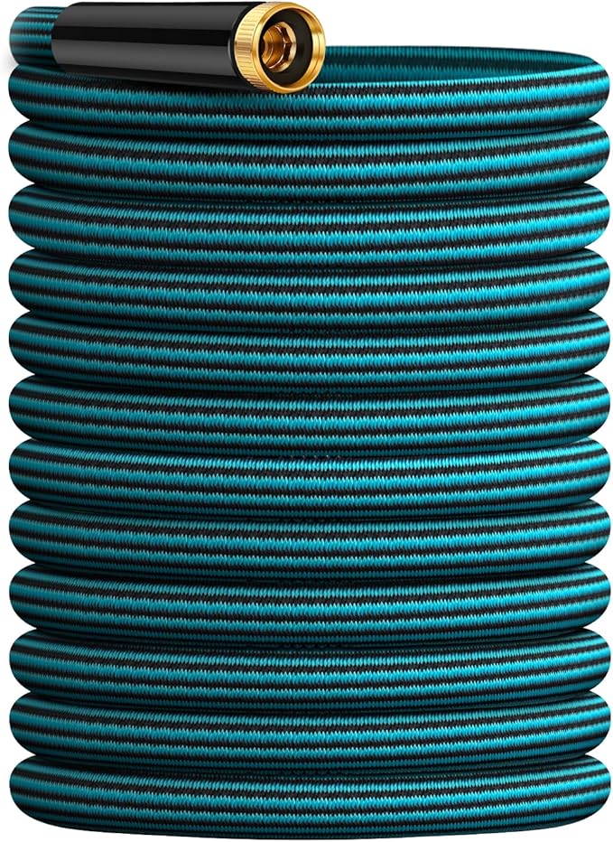 Garden Hose 15ft, Non-Expanding Water Hose Ultra Lightweight, Kink-Free, Sturdy, Flexible, Abrasion Resistant Hose for Yard, Lawn, Outdoor, Marine and Camper