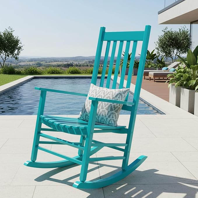 Shine Company Vermont Porch Rocker – Aruba
