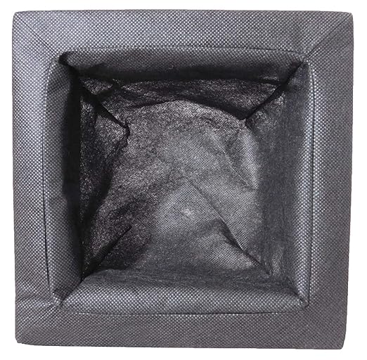 PondH2o Floating Aquatic Water Garden Pond Plant or Flower Fabric Planter Baskets, 10" Square & 14" Round, Aquaponics, Hydroponics | Value 2 Pack