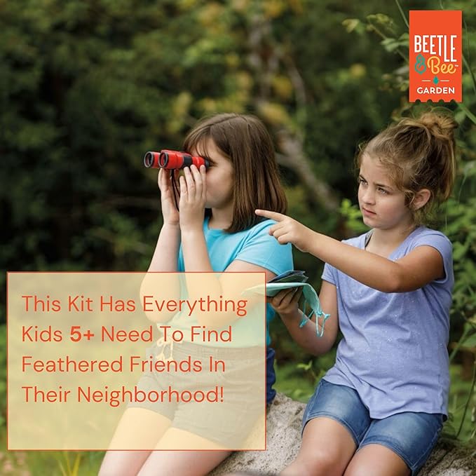 Beetle & Bee, Little Birder Set, Kids Backyard Bird Watching Set, FSC Certified, for Boys & Girls Age 5+