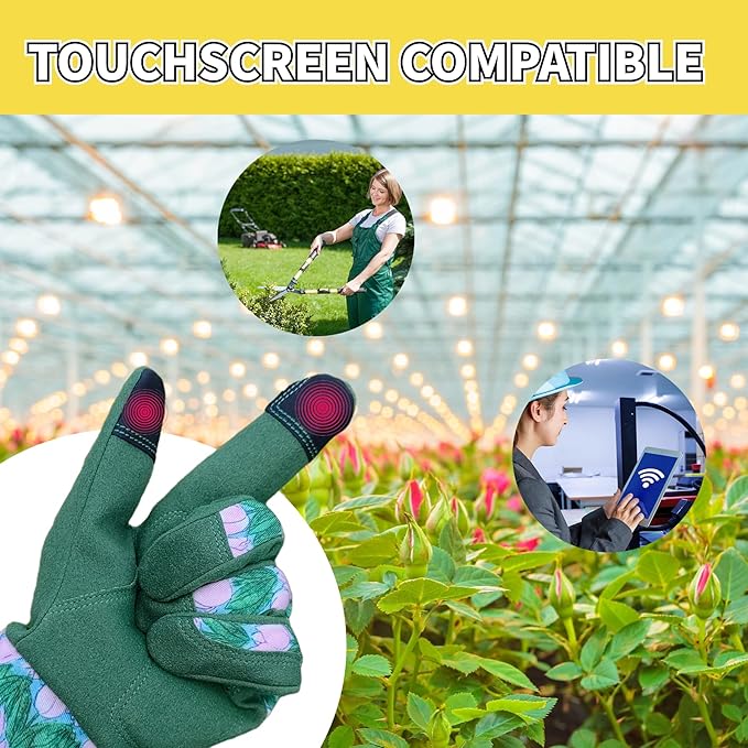 Long Gardening Garden Gloves,Thorn-proof&Puncture Resistance Rose Cactus Gauntlet Glove for Gardener,Gifts