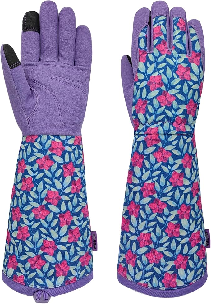 Long Gardening Garden Gloves,Thorn-proof&Puncture Resistance Rose Cactus Gauntlet Glove for Gardener,Gifts