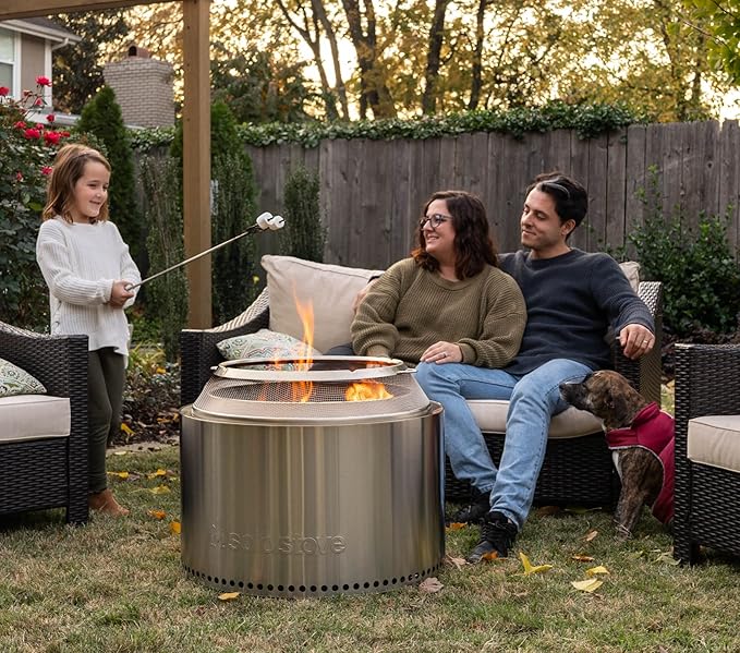 Solo Stove Yukon Shield - Durable Stainless Steel Spark Protector Mesh Screen for Fire Pits, Keeps Pops and Hot Embers Contained for Safe Outdoor Fires, Includes Shield Removal Tools