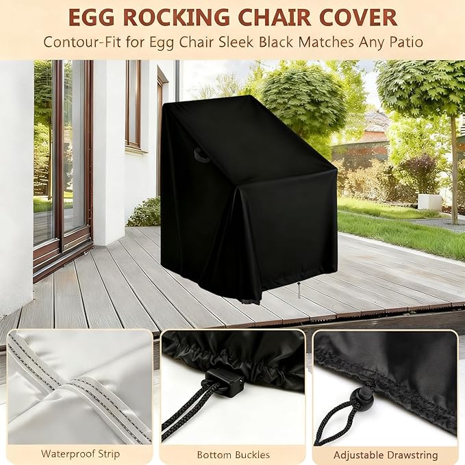 Cover for Modern Accent Chair,Waterproof Living Room Chairs Covers, Patio,Bedroom Seat-Cover(29.5"Wx34.6"Dx29.5"H)