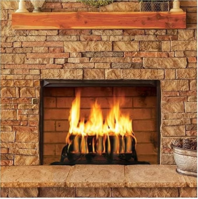 Duraflame Crackleflame Firelogs – Cozy Crackling Fireplace Logs, Fast Lighting in Under 5 Minutes, Burns 80% Cleaner Than Wood, Indoor/Outdoor Use (1 Case)