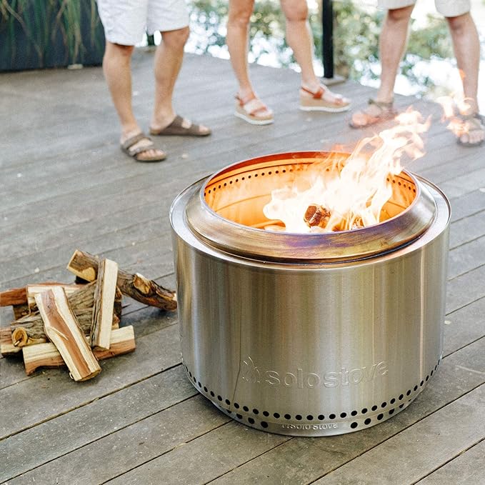 Solo Stove Juniper Firewood for Outdoor Wood Burning Fire Pits and Backyard Fire Pits 100% Natural Juniper Aromatic Firewood Kiln-Dried 6-8 Logs (.5 cu ft)