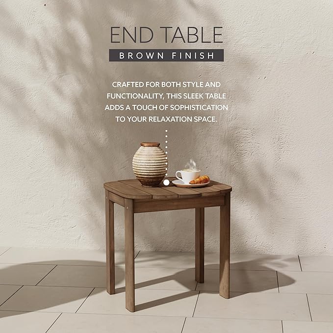 Linon Adirondack End, Teak Table,