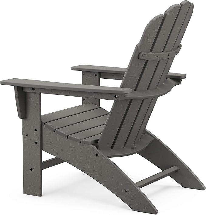 POLYWOOD® Vineyard Curveback Adirondack Chair in Pacific Blue