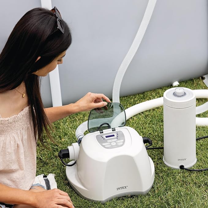 INTEX QS700 Krystal Clear Saltwater Chlorine System, 8500 Gal Above Ground Pools