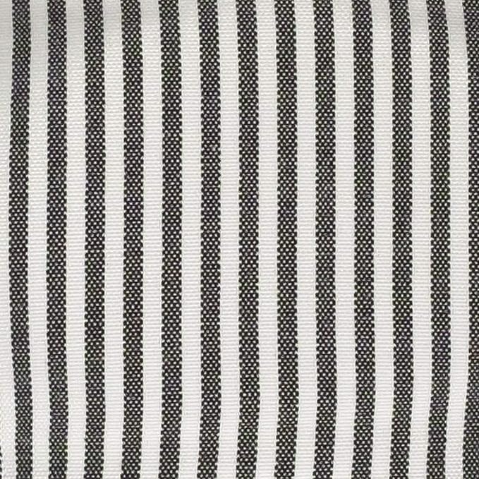Sweet Home Collection Chair Cushion Memory Foam Pads Tufted Slip Non Skid Rubber Back U-Shaped 17" x 16" Seat Cover, 6 Pack, Pinstripe Charcoal, (Pack of 2)