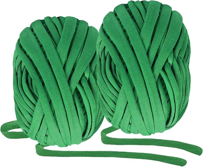 2 Packs Garden Twine, Soft Plants Ties, Green Garden String for Climbing Plants, Vines Plant, Tomatoes, Flowers, Roses Plant Support (98FT/Roll, Total 196FT)