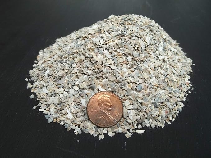 Crushed Oyster Shell Organic Fertilizer Soil Mineral Compost Nutrient 20 LB FINE