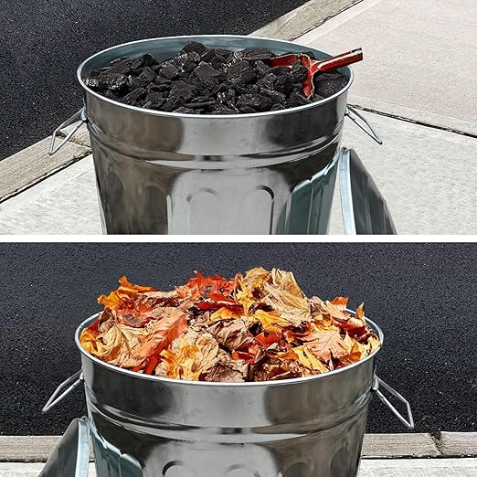 MARKSON Trash Can 13 Gallon, Stainless Steel Trash Can with Lid, Garbage Can with Lid