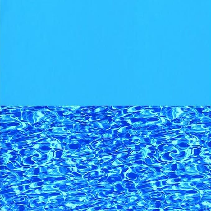 Swimline 18 Foot Round Durable 20 Gauge Vinyl Wall Overlap Pool Liner Cover for 48 and 52 Inch Above Ground Swimming Pools, Blue