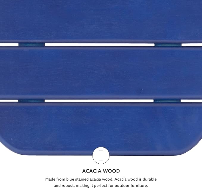 Jayde Blue Adirondack Outdoor End Table