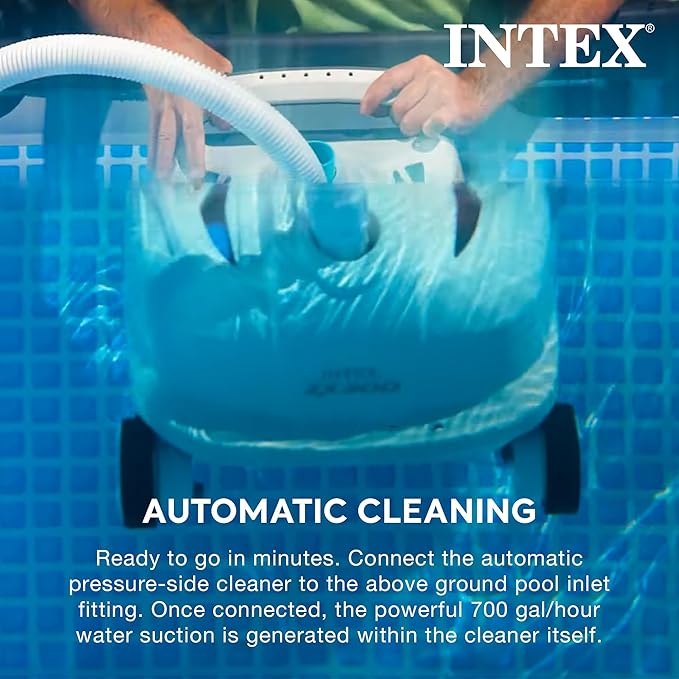 INTEX 26329EH Ultra XTR 18ft x 52in Above Ground Swimming Pool Set with Sand Filter Pump and Deluxe Automatic Vacuum Cleaner