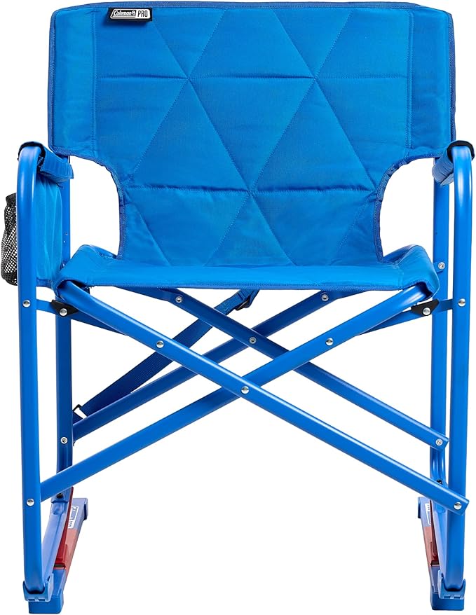 Coleman Pro Rocker Chair, Easy & Fast Folding, Up to 250lb Capacity, Great for Camping, Easily Portable, Neptune