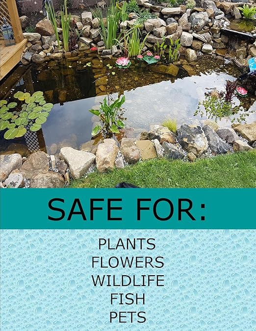 PondH2o Floating Aquatic Water Garden Pond Plant or Flower Fabric Planter Baskets with Plant Food, 14" Square Floatable Aquatic Water Garden Pond Plant Islands for Ponds | Value 2 Pack