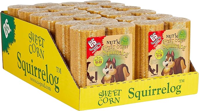 C&S Nut'n Sweet Corn Squirrelog, Single Pack Refill
