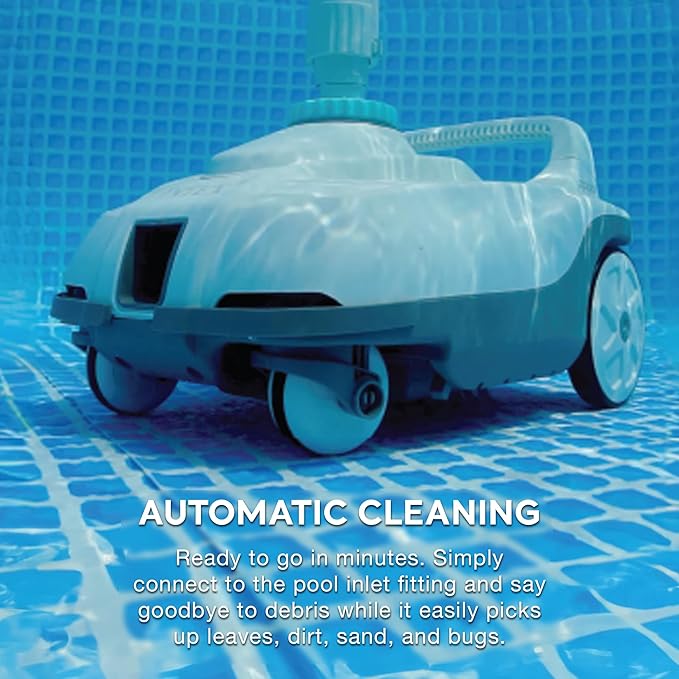 INTEX 26339EH Ultra XTR 24ft x 52in Above Ground Swimming Pool Set with Sand Filter Pump and Deluxe Automatic Vacuum Cleaner