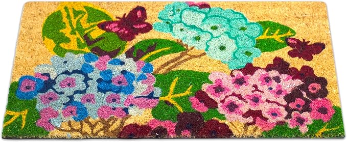 Coir Door mats Outdoor, Door mat Outside Entrance, Welcome mat Indoor, Doormat Outdoor, Funny Door mats Outside, Coir Doormat 16"x27.5" (Garden)