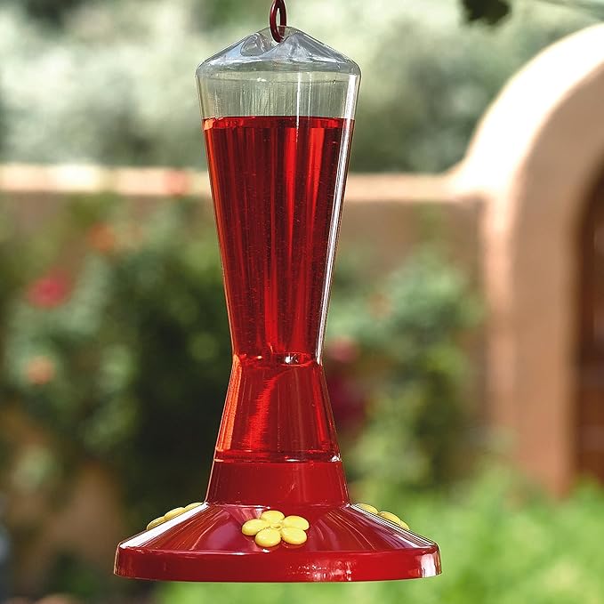 Perky-Pet 211 Clear Plastic Hummingbird Feeder – 8 oz
