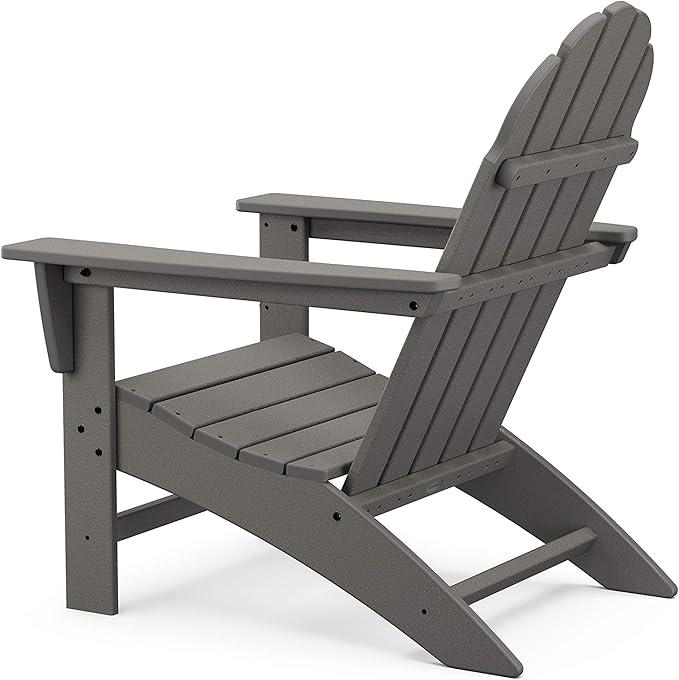 Polywood Vineyard Adirondack Chair, Mahogany